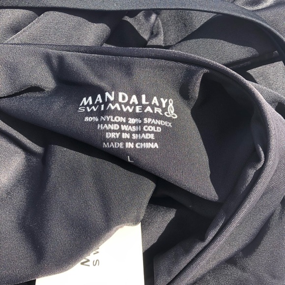 Mandalay black one piece bathing suit - Picture 3 of 3